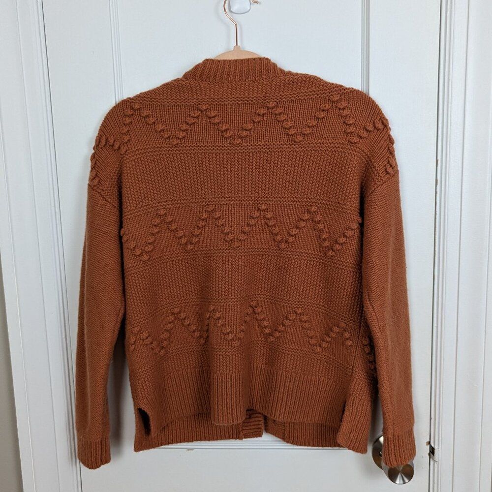 Madewell | Zig Zag Bobble Button Front Cardigan S… - image 3